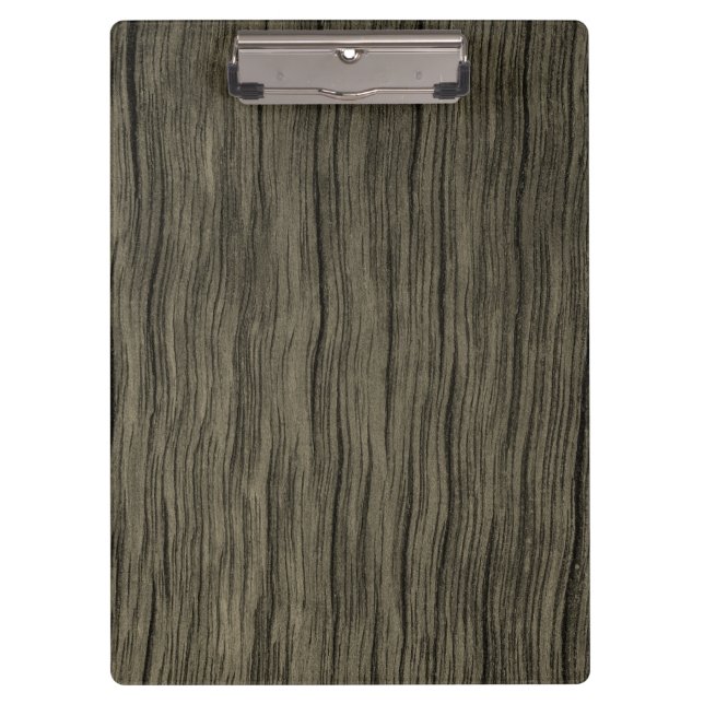 Rustic Wood Look Pattern Clipboard (Front)