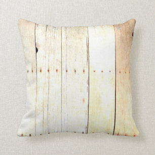Rustic Wood Old Barn Board Barnwood Panelling Cushion