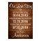 Rustic Wood Our Love Story Timeline Wedding Sign