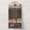 Rustic Wood Photo String Lights Wedding RSVP