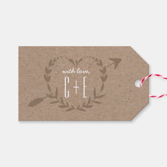 Rustic Wood Slice | Gift Tag (Front (Horizontal))