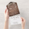 Rustic Wood String Lights Script Floral Wedding