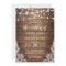 Rustic Wood Twinkle String Lights Lace Wedding