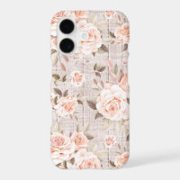 Rustic Wood & Vintage Roses Romantic Shabby Chic