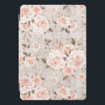 Rustic Wood & Vintage Roses Romantic Shabby Chic iPad Pro Cover<br><div class="desc">Elegantly soft and feminine vintage styled roses on rustic wood board background create a beautifully romantic statement for any collection!

• Browse the Rustic Romantic Roses Collection to browse all coordinating products!</div>