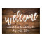 Rustic Wood Wedding Welcome Sign | EDITABLE COLOR