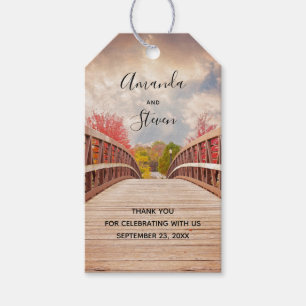 Rustic Wooden Bridge in the Country Gift Tags
