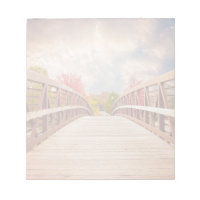Rustic Wooden Bridge in the Country