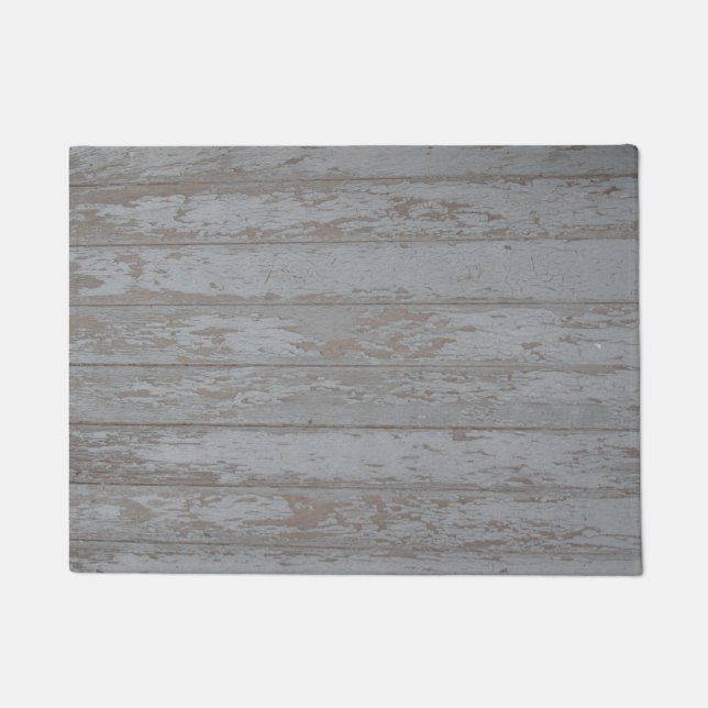Rustic wooden doormat (Front)