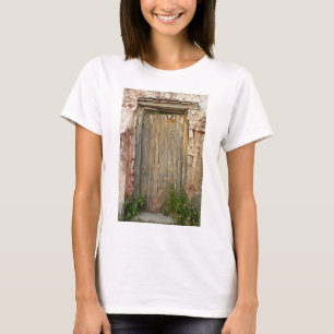 Rustic Wooden Doorway In Mexico T-Shirt
