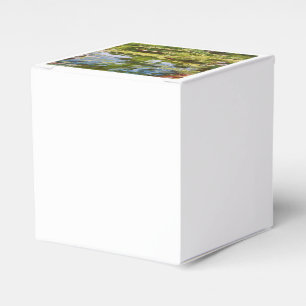 Rustic Wooden Footbridge Over A Creek Impressionis Favour Box