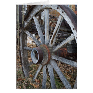 Rustic Wooden Wagon Wheel