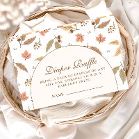 Rustic Woodland Baby Shower Diapper Raffle