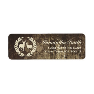 Rustic Woodland Buck and Deer