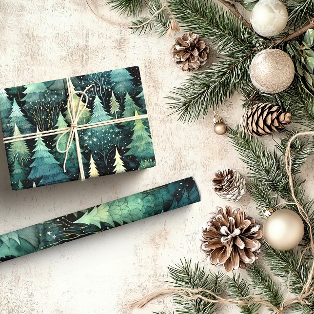 Rustic Woodland Christmas Wrapping Paper (Rustic Woodland Wrapping Paper)