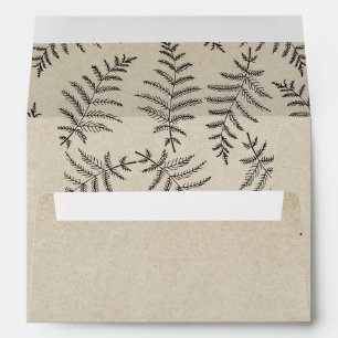 Rustic Woodland Country Wedding Envelope