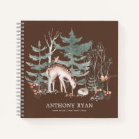 Rustic Woodland Forest Animals Baby First Year Not