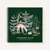 Rustic Woodland Forest Animals Baby First Year Not