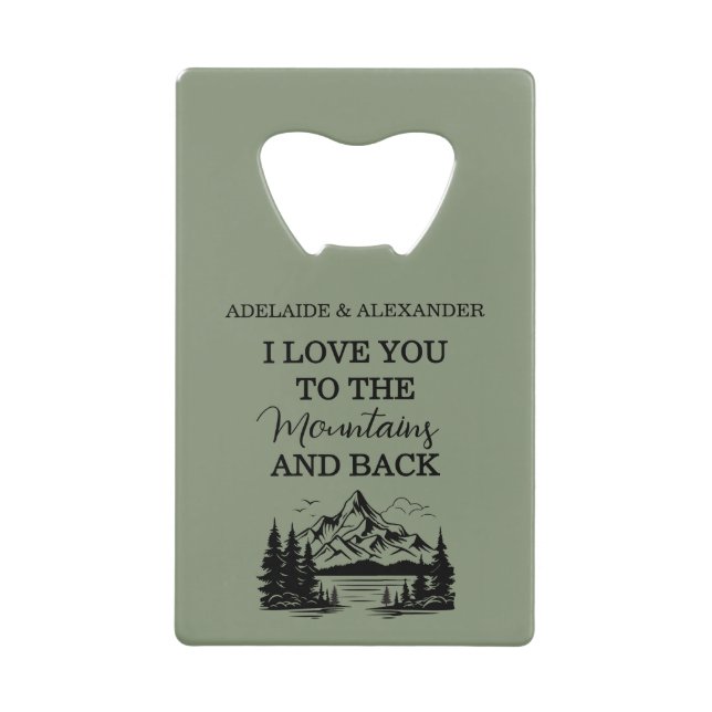 Rustic Woodland Forest Green Wedding (Front)