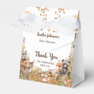 Rustic Woodland Forest Neutral Baby Shower Favour Box