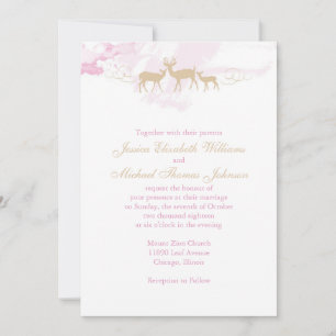 Rustic Woodland Wedding Invitation