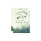 Rustic Woods Green Mountain Pine Trees Wedding