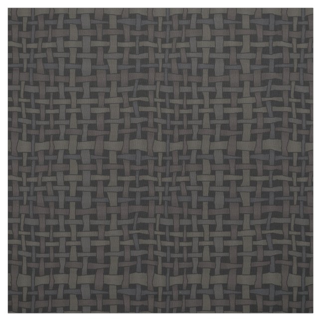 Rustic Woven Elegant Black Burlap Fabric (Swatch)