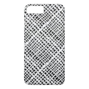 Rustic Woven Elegant Silver Burlap Case-Mate iPhone Case