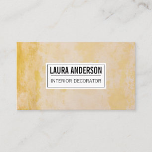 Rustic Yellow Grunge Background Business Card