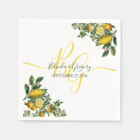 Rustic Yellow Lemon & Foliage Greenery Wedding