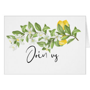 Rustic Yellow Lemons and Foliage Wedding