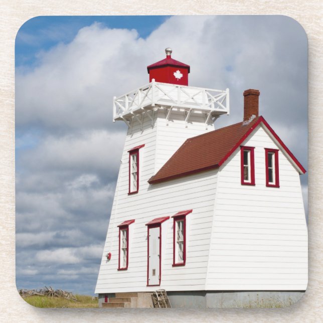 Rustico Harbour, Prince Edward Island. Coaster (Front)