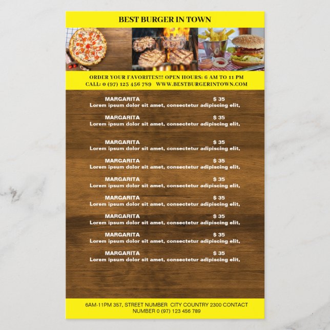 Rustikal Flyer (Front)