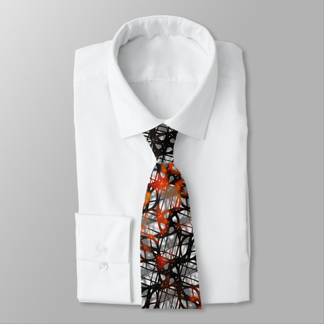Rusting Chaos Wire Mesh Tie (Tied)