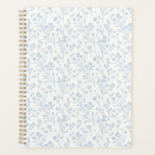 Rustling Blooms Dusty Blue - Neutral Planner
