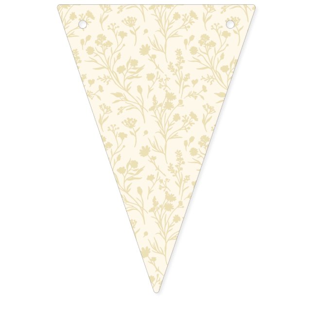 Rustling Blooms Golden Wheat - Neutral Bunting (First Flag)