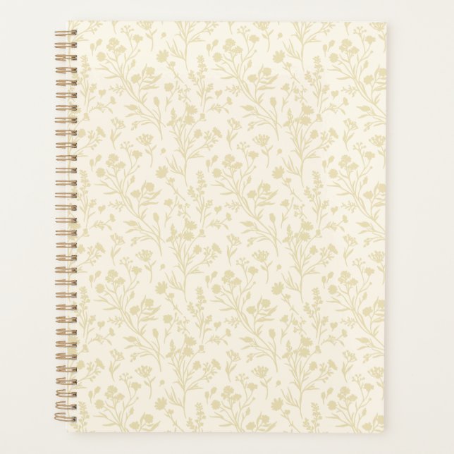 Rustling Blooms Golden Wheat - Neutral Planner (Front)