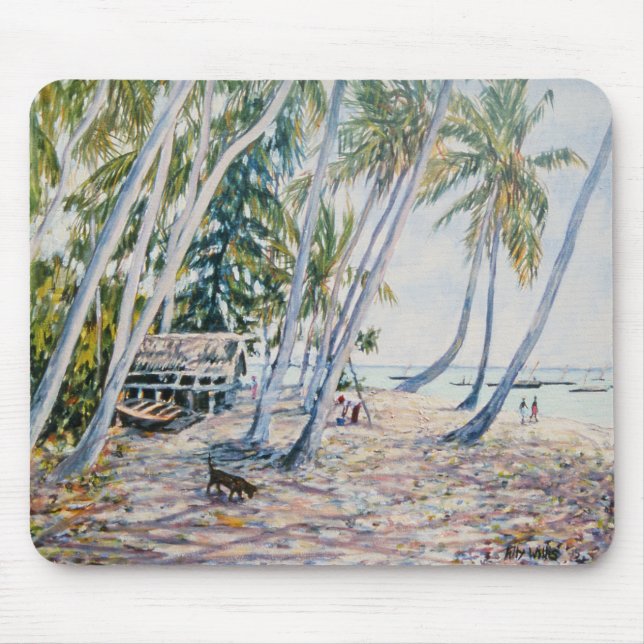 Rustling Palms Zanzibar 2002 Mouse Pad (Front)