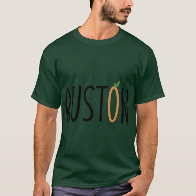 ruston peach T-Shirt (Front)