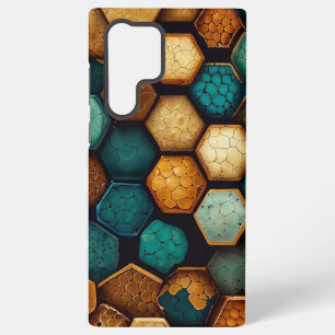 RustSoft Pastel Abstract Waves Dreamy Fluid Design Samsung Galaxy Case