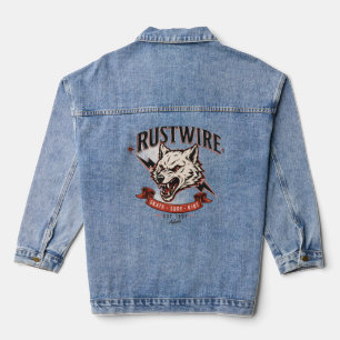 Rustwire Wolf Skull T-Shirt Denim Jacket