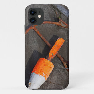 Rusty Anchor And Buoy On A Beach Case-Mate iPhone Case