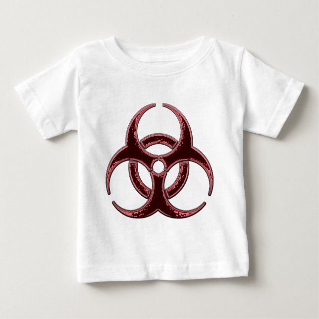 Rusty Bio Hazard Symbol Baby T-Shirt (Front)