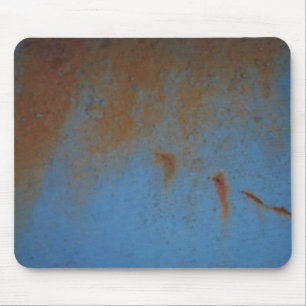 Rusty Blue background Mouse Pad