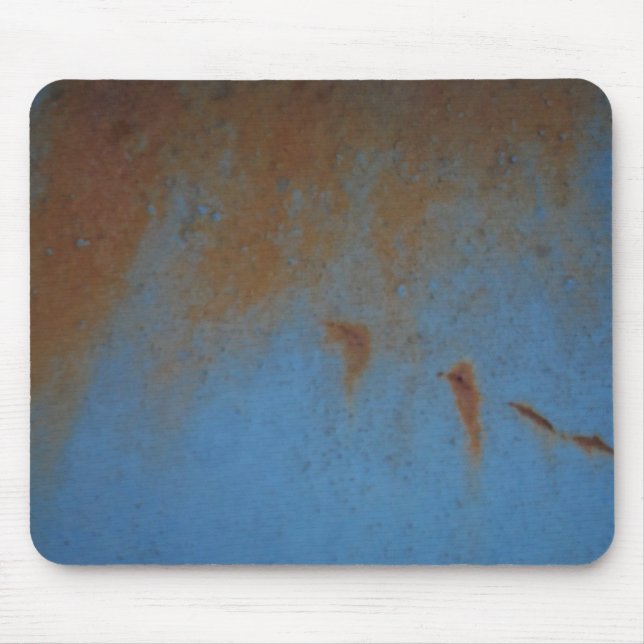 Rusty Blue background Mouse Pad (Front)