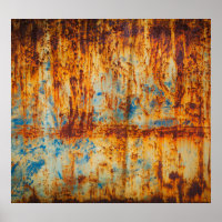 Rusty Blue Metal Texture
