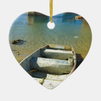 Rusty Boat Ceramic Tree Decoration