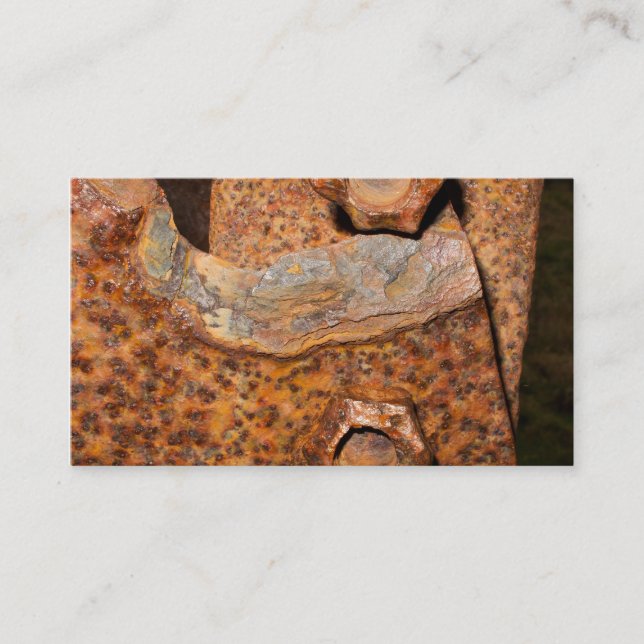 Rusty Bolts and Screws Business Cards (Front)