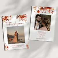 Rusty Burgundy Brown Floral Flower Wedding