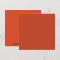 Rusty Burnt Pumpkin Solid Colour